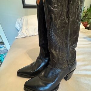 Dan Post Black Western Boots